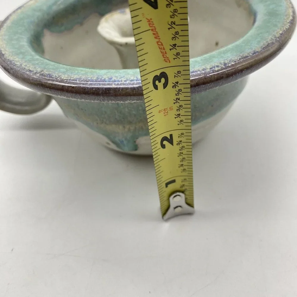 Vintage Sauk Mountain Pottery Chamberstick Candle Holder SMP TN Studio‎ Folk Art